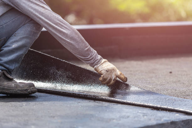 Professional Exterior Waterproofing technician working in Knoxville, MD